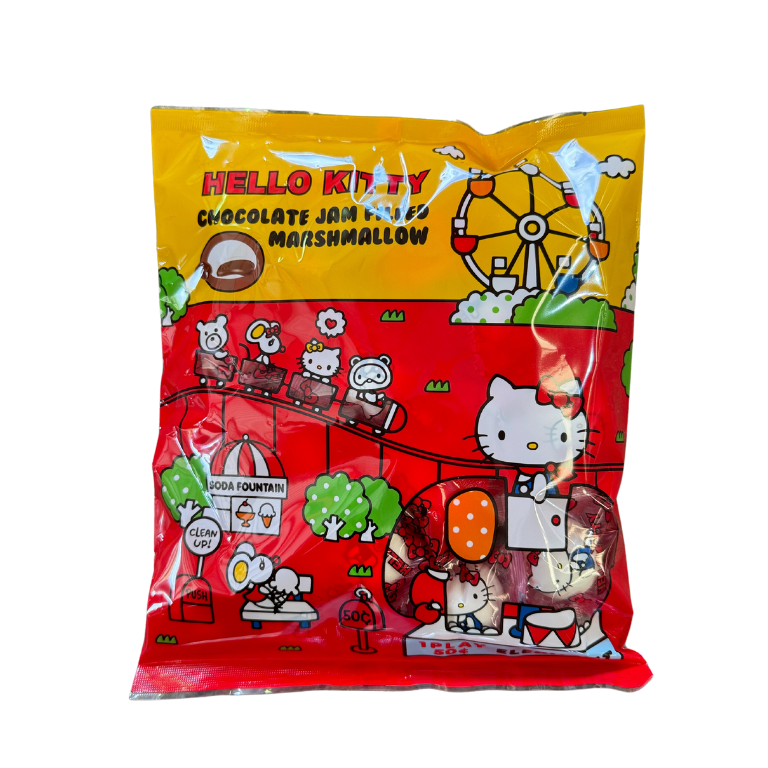 HELLO KITTY CHOCOLATE JAM FILLED MARSHMALLOW Rockman Pty Ltd